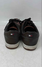 Load image into Gallery viewer, Tommy Hilfiger Mens Trapeze Brown Leather Lace-Up Sneaker Shoes Size 10.5
