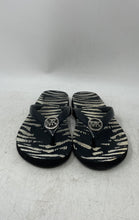 Load image into Gallery viewer, Michael Kors Womens Black White Zebra Print Slip-on Flip-Flop Sandals Size 6