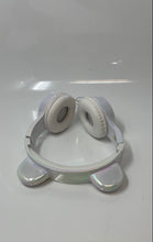 Load image into Gallery viewer, Unbranded White Kids Adjustable Band Wired Over The Ear Headphones Not Tested