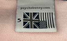 Load image into Gallery viewer, Psycho Bunny Mens Pink Cotton Short Sleeve Collared Button Polo Shirt Size 5