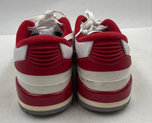 Load image into Gallery viewer, Authentic Nike Mens Air Jordan 2/3 White Red Basketball Sneakers Shoes Size 8