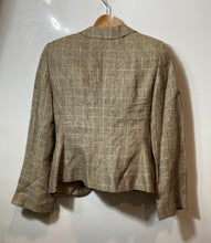 Load image into Gallery viewer, Authentic Giorgio Armani Womens Brown Green Printed 2-Button Blazer Size EUR 40