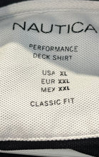 Load image into Gallery viewer, Nautica Mens Black Short Sleeve Classic Fit Performance Deck Polo Shirt Size XXL
