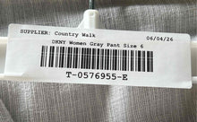 Load image into Gallery viewer, DKNY Womens Gray Flat Front Slash Pockets Straight Leg Dress Pants Size 6