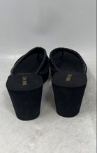 Load image into Gallery viewer, Nine West Womens Spins Black Slip-On Open Toe Wedge Platform Sandals Size 7 M