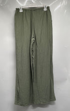 Load image into Gallery viewer, Zara Womens Green Elastic Waistband Front Drawstring Palazzo Pants Size Small