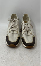 Load image into Gallery viewer, Michael Kors Womens Silas White Brown Monogram Lace-Up Sneaker Shoes Size 7.5