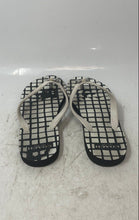 Load image into Gallery viewer, Coach Womens Amel Black White Check Slip-On Open Flip-Flop Sandals Size 7-8