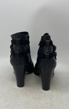Load image into Gallery viewer, White House Black Market Womens Black Block Heel Side Zip Ankle Bootie Size 10M