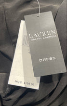 Load image into Gallery viewer, Lauren Ralph Lauren Womens Black Sleeveless Cowl Neck Sheath Dress Size 4 w/ Tag