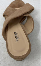 Load image into Gallery viewer, L'Agence Womens Gabriella Brown Crisscross Strap Slip-On Slide Sandals Size 6