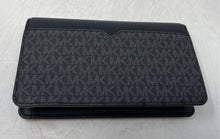 Load image into Gallery viewer, Michael Kors Womens Cece Black Monogram Print Chain Strap Crossbody Bag