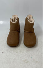 Load image into Gallery viewer, UGG Baby Keelan II Brown Suede Round Toe Pull-On Ankle Snow Boots Size 10