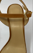 Load image into Gallery viewer, Michael Kors Womens Jill Camel Beige Leather Wedge Heel Platform Sandals Sz 8 M