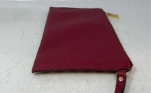 Load image into Gallery viewer, Michael Kors Womens Dark Red Leather Studded Wristlet Wallet Bag