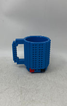 Load image into Gallery viewer, Lego Blue BPA-Free Plastic Build-On Brick Building Block Toy Coffee Mug