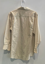 Load image into Gallery viewer, Giorgio Ferraro Mens Beige Collared Long Sleeve Dress Shirt Size 16.5