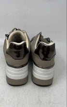 Load image into Gallery viewer, DKNY Womens Kaden Beige Brown Round Toe Lace-Up Wedge Sneakers Shoes Size 8 M