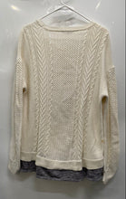 Load image into Gallery viewer, Tommy Hilfiger Womens White Knitted Long Sleeve Pullover Sweater Size XL
