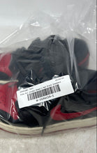 Load image into Gallery viewer, Nike Womens Air Jordan 1 Low Red Black Low Top Lace-Up Sneaker Shoes Size 6