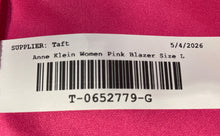 Load image into Gallery viewer, Anne Klein Womens Pink Long Sleeve Open Front Blazer Size Large