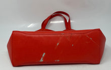 Load image into Gallery viewer, Authentic Furla Womens Orange Leather Double Handle Tote Purse Damaged