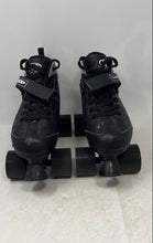 Load image into Gallery viewer, Viper Mens M1 U721M Black Leather Quad Wheel Roller Skates Size 6