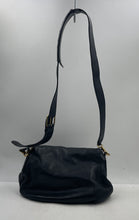 Load image into Gallery viewer, Authentic Marc By Marc Jacobs Womens Black Leather Crossbody Handbag Stained