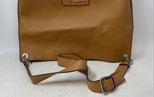 Load image into Gallery viewer, Tahari Womens Brown Leather Inner Pockets Travel Shoulder Handbag