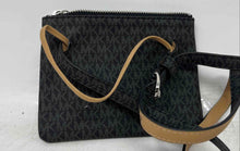 Load image into Gallery viewer, Michael Kors Womens Black Signature Print Adjustable Strap Belt Bag Fanny Pack