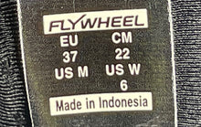 Load image into Gallery viewer, 2-Pair Of Flywheel Womens Fly Fierce Black Gray Blue Cycling Shoes Sz US 6 EU 37