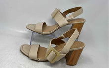 Load image into Gallery viewer, LC Lauren Conrad Womens Brown Adjustable Strap Block Heel Slingback Sandals 9.5M