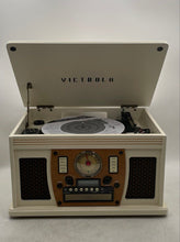 Load image into Gallery viewer, Victrola Home Audio System Wood FM CD USB Cassette Turntable Not Tested