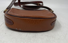 Load image into Gallery viewer, Andantini Moda Italiana Womens Brown Leather Charm Flap Crossbody Bag