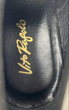 Load image into Gallery viewer, Vito Rufolo Mens Black Patent Leather Lace-Up Derby Dress Shoes Size 9