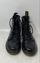 Load image into Gallery viewer, Dr. Martens Kids 15382 Black Leather Lace-Up Round Toe Ankle Boots Size 2