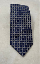Load image into Gallery viewer, Donald J. Trump Mens Blue Geometric Print Adjustable Formal Pointed Tie