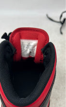 Load image into Gallery viewer, Nike Kids Air Jordan 1 Mid 554725-079 Red White Black Sneaker Shoes Size 6Y