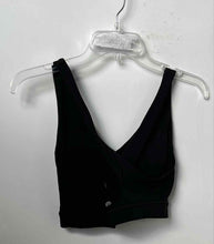 Load image into Gallery viewer, Lululemon Womens Black V-Neck Stretch Crossback Activewear Sports Bra Size 6