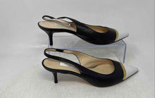 Load image into Gallery viewer, Saks Fifth Avenue Womens Multicolor Leather Stiletto Slingback Heels Size 6 1/2B