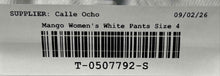 Load image into Gallery viewer, Mango Womens White Denim Light Wash Stretch Pockets Straight Leg Jeans Size 4