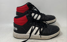 Load image into Gallery viewer, Adidas Mens Hoops 2.0 Mid DB0079 Black White Red Basketball Shoes Size 8