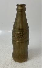 Load image into Gallery viewer, Coca-Cola Gold-Tone Brass Decorative Collectible Hollow Soda Bottle