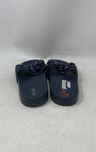 Load image into Gallery viewer, Michael Kors Womens Navy Blue Gilmore Jeweled Slip-On Slide Sandals Size 8M