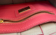 Load image into Gallery viewer, Unbranded Womens Pink Genuine Leather Woven Adjustable Strap Crossbody Handbag