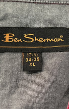 Load image into Gallery viewer, Ben Sherman Mens Red Plaid Long Sleeve Collared Dress Shirt Size 17.5 34/35 XL