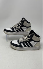 Load image into Gallery viewer, Adidas Boys Hoops 3.0 Mid IH7893 White Black Lace-Up Sneaker Shoes Size 2