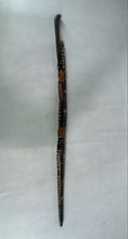 Load image into Gallery viewer, Hand Carved Brown Long Wooden Jamaica Souvenir Walking Cane