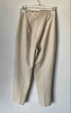 Load image into Gallery viewer, Zara Womens Beige Pleated Front Slash Pockets Straight Leg Ankle Pants Size XS