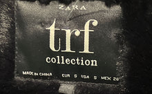 Load image into Gallery viewer, Zara Trf Collection Womens Black Long Sleeve Pockets Winter Parka Coat Size S